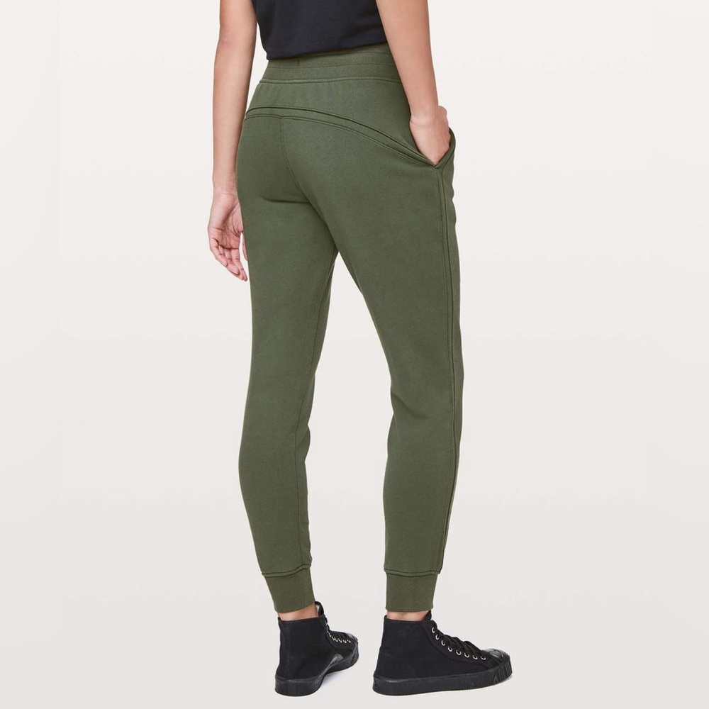 Lululemon Warm Down Joggers II *28” Camo Green Size 2